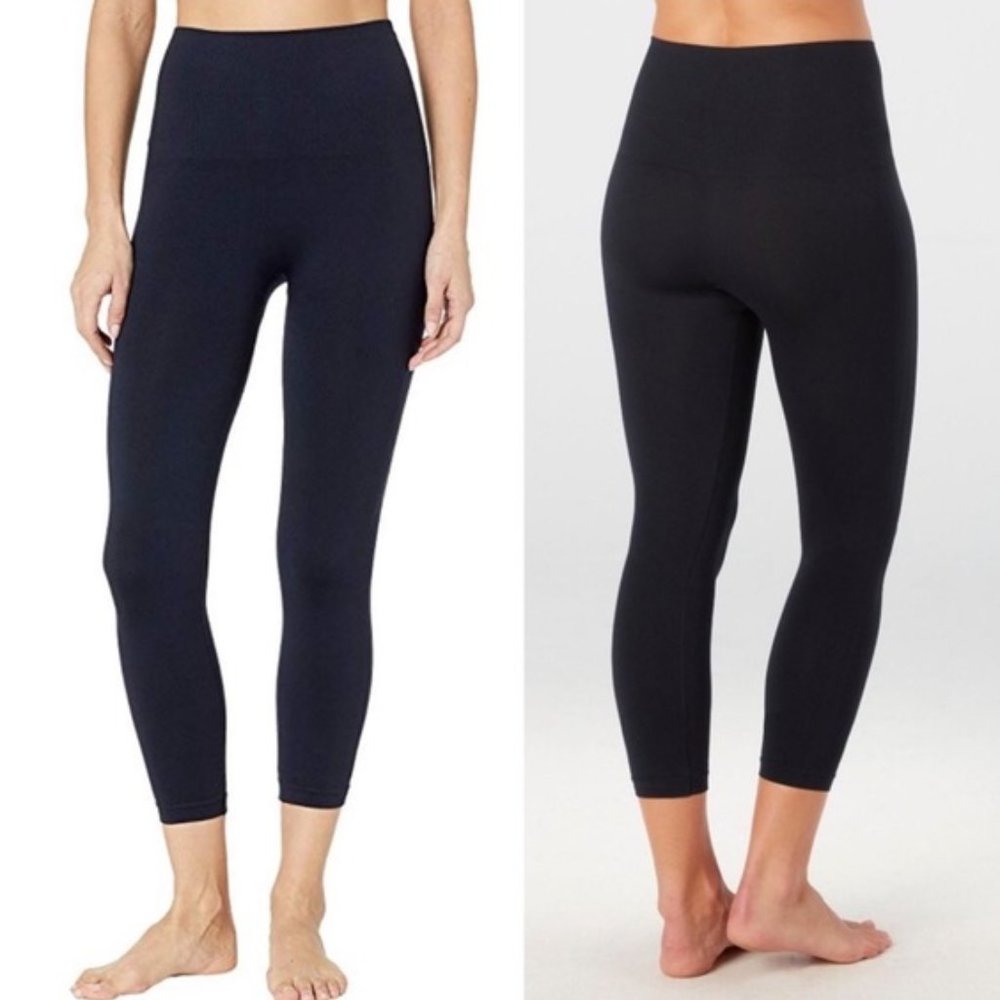 SPANX Look at Me Now Black Cropped Leggings